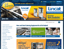 Tablet Screenshot of jdcatering.com